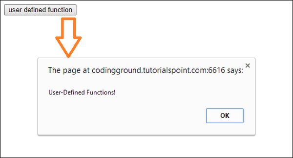 user define function